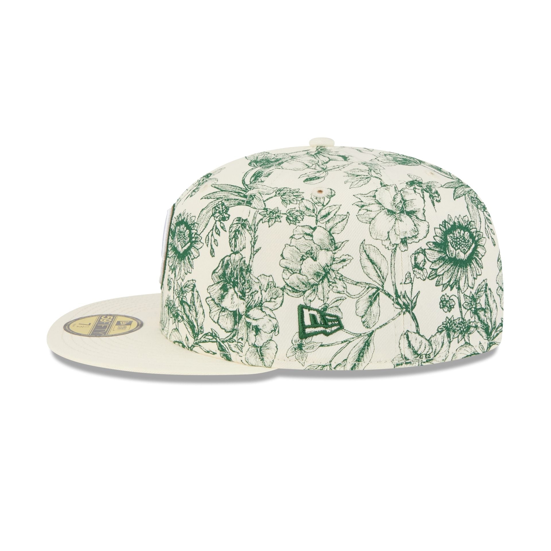 Milwaukee Brewers Spring Floral 59FIFTY Fitted Hat