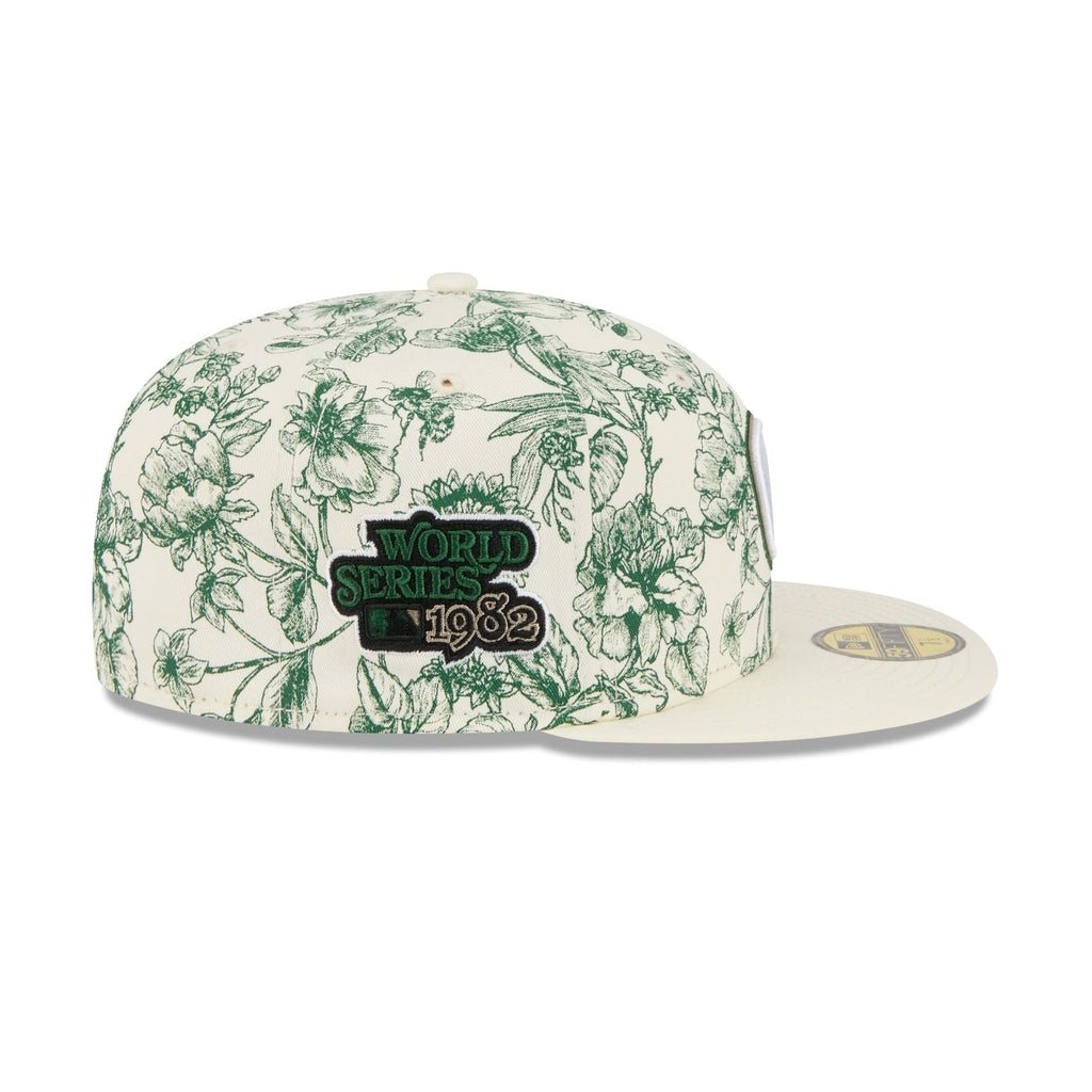 Milwaukee Brewers Spring Floral 59FIFTY Fitted Hat