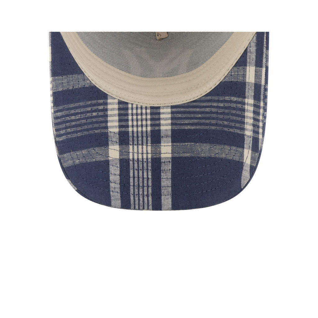 Ralph Lauren x New York Yankees Plaid 9FORTY A-Frame Trucker Hat