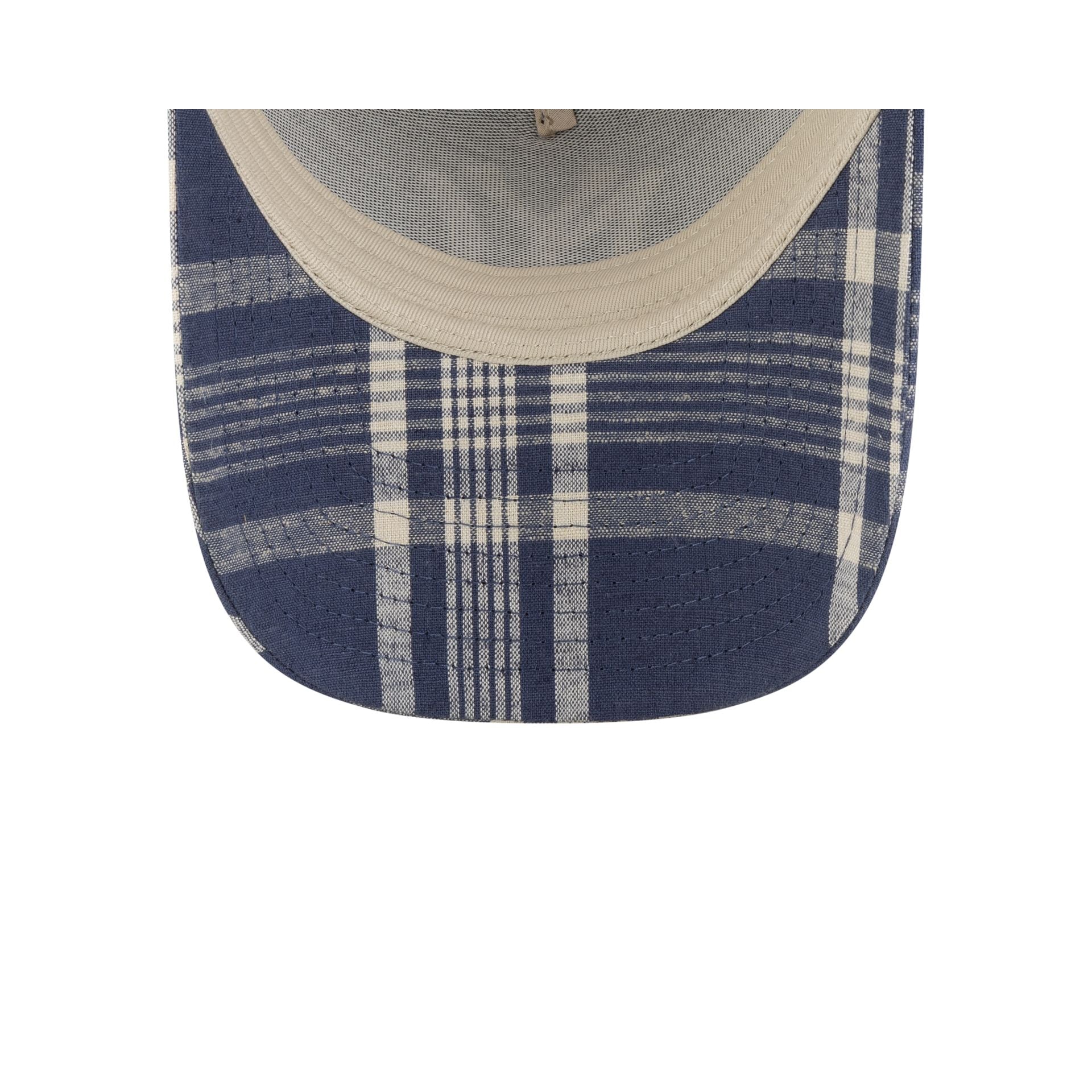 Ralph Lauren x New York Yankees Plaid 9FORTY A-Frame Trucker Hat