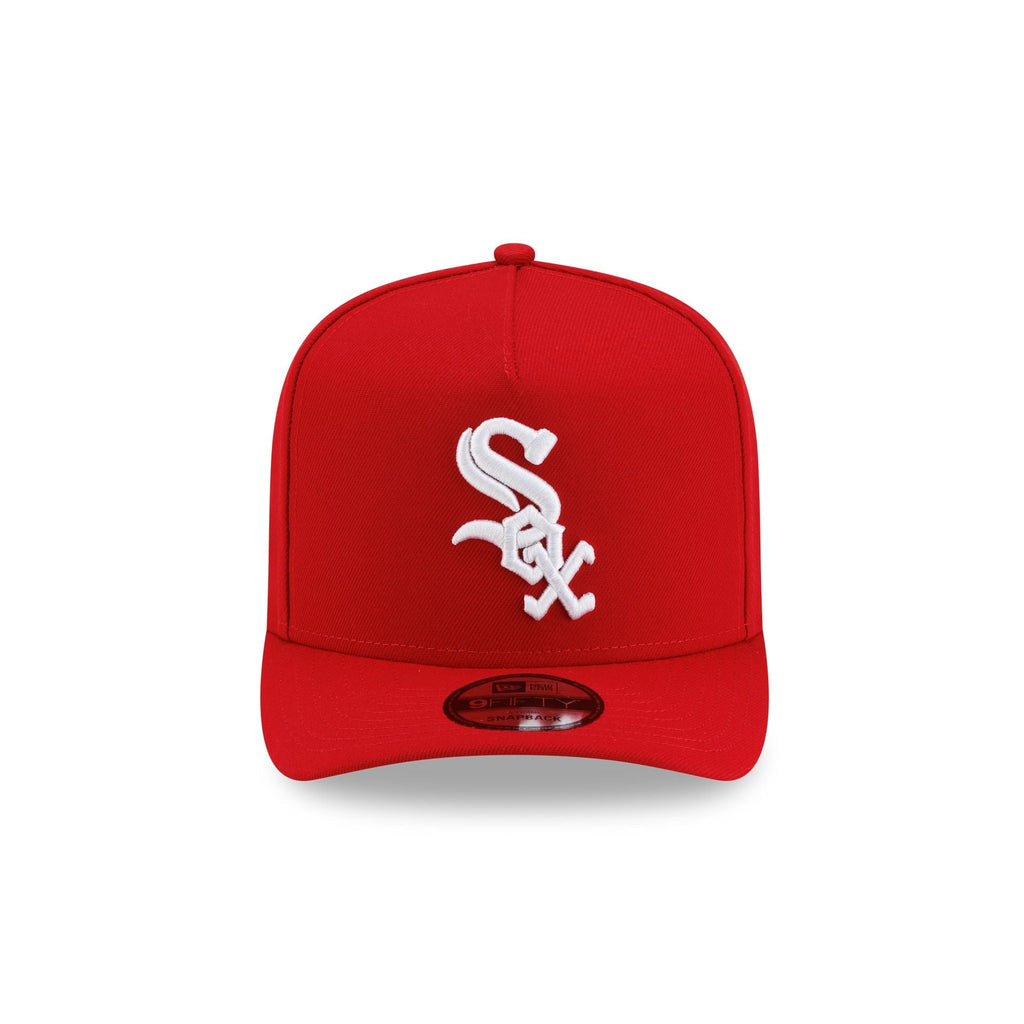 Chicago White Sox Basic Red 9FIFTY A-Frame Snapback Hat