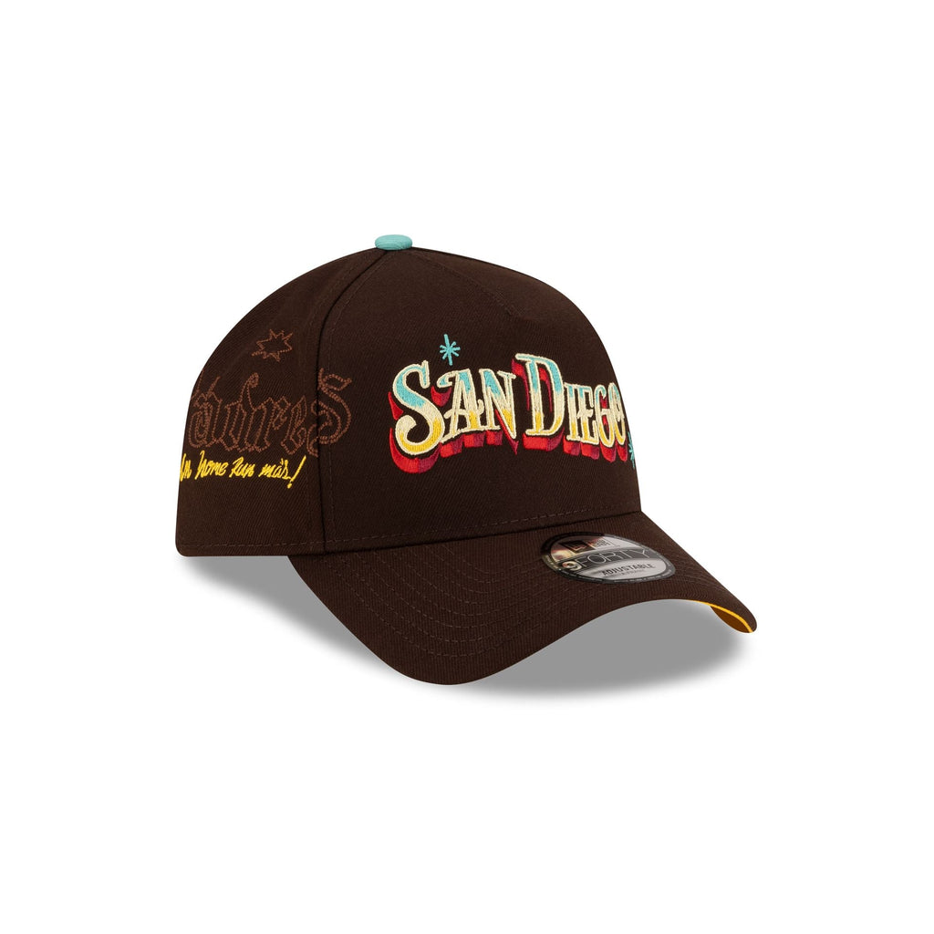 Rótulos Bautista x San Diego Padres Wordmark 9FORTY A-Frame Snapback Hat