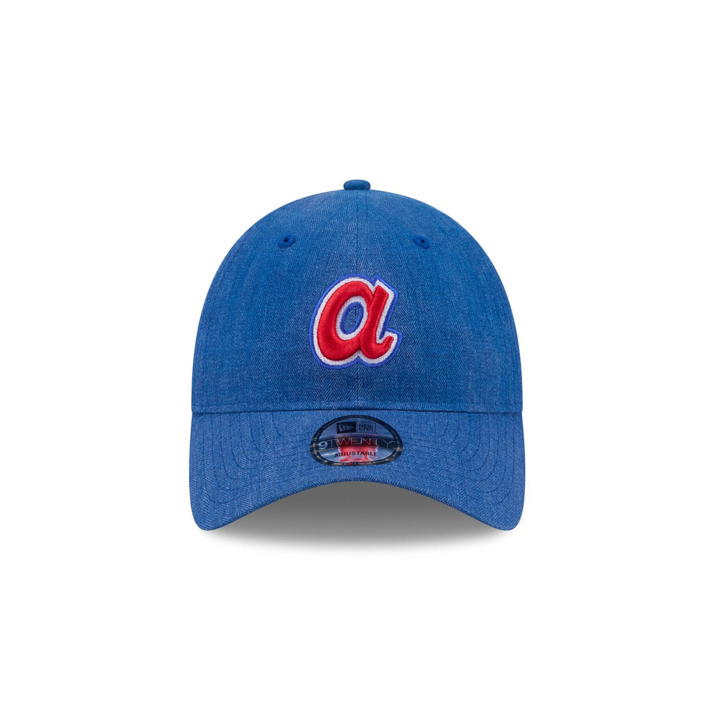 Atlanta Braves Herringbone Team Colors 9TWENTY Adjustable Hat