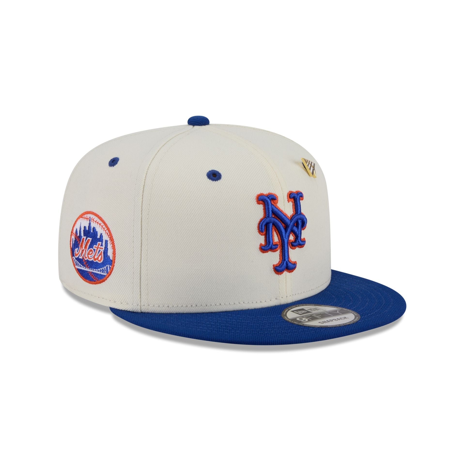 Paper Planes x New York Mets Chrome White 9FIFTY Snapback Hat