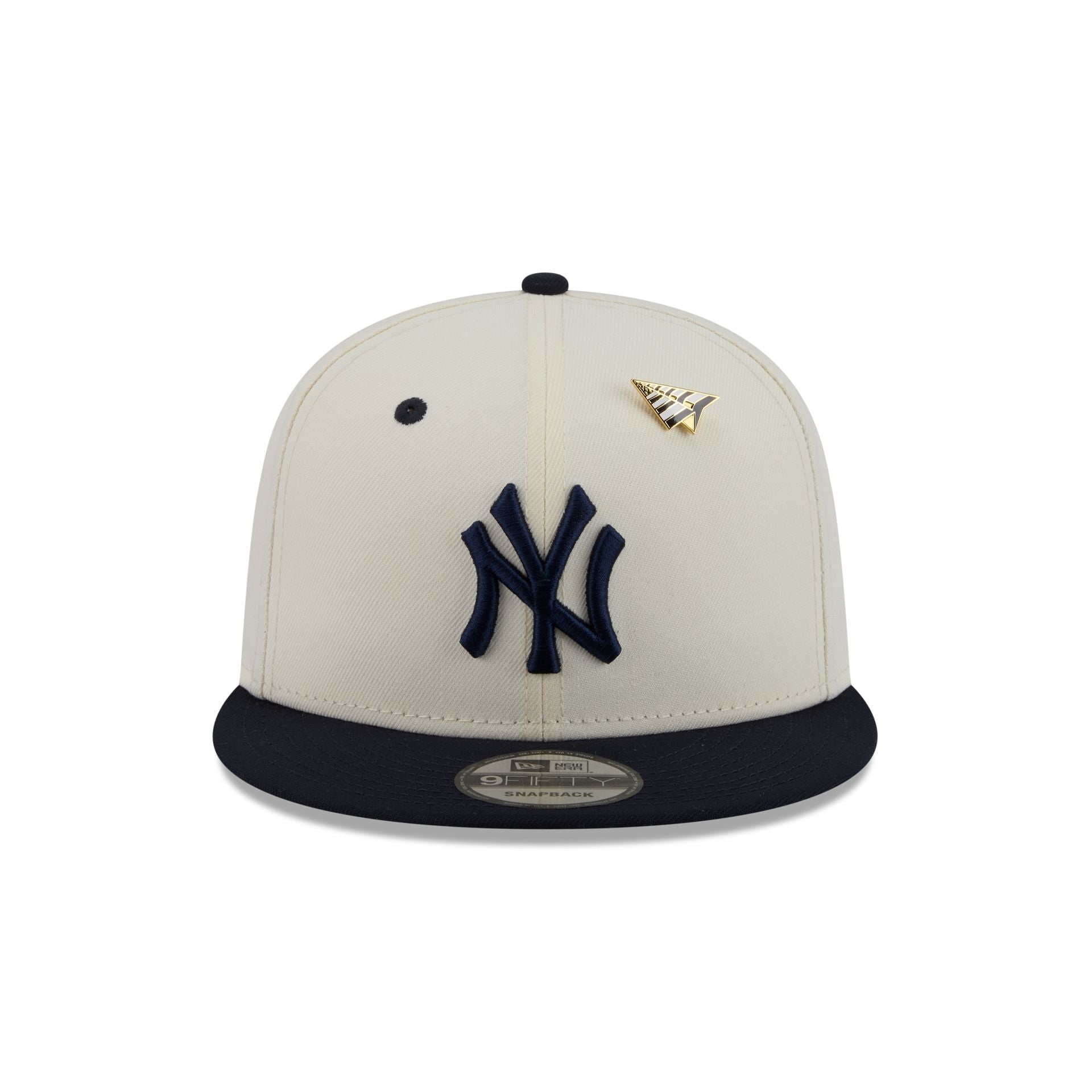 Paper Planes x New York Yankees Chrome White 9FIFTY Snapback Hat