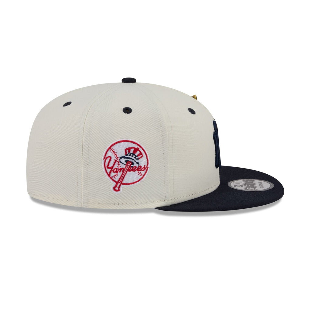 Paper Planes x New York Yankees Chrome White 9FIFTY Snapback Hat