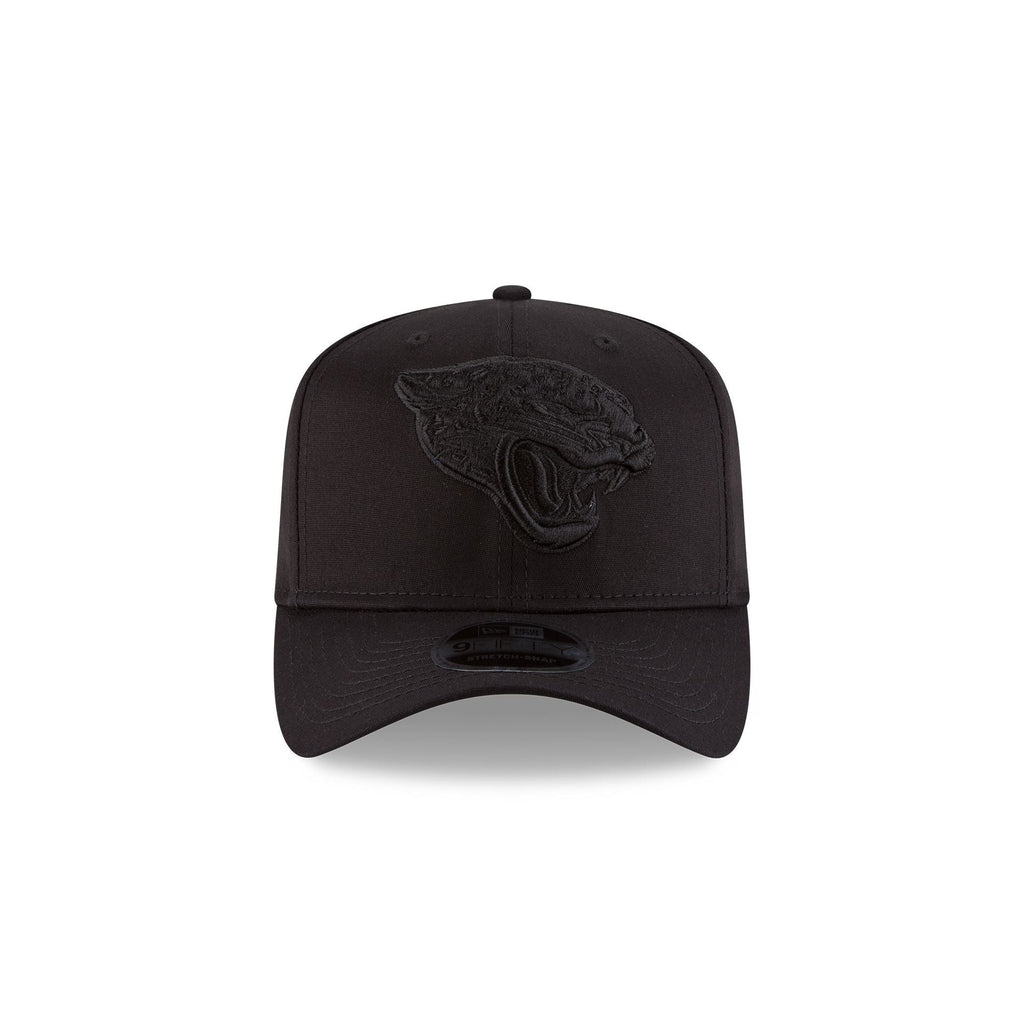 Jacksonville Jaguars Black On Black Stretch Snap 9FIFTY Snapback Hat