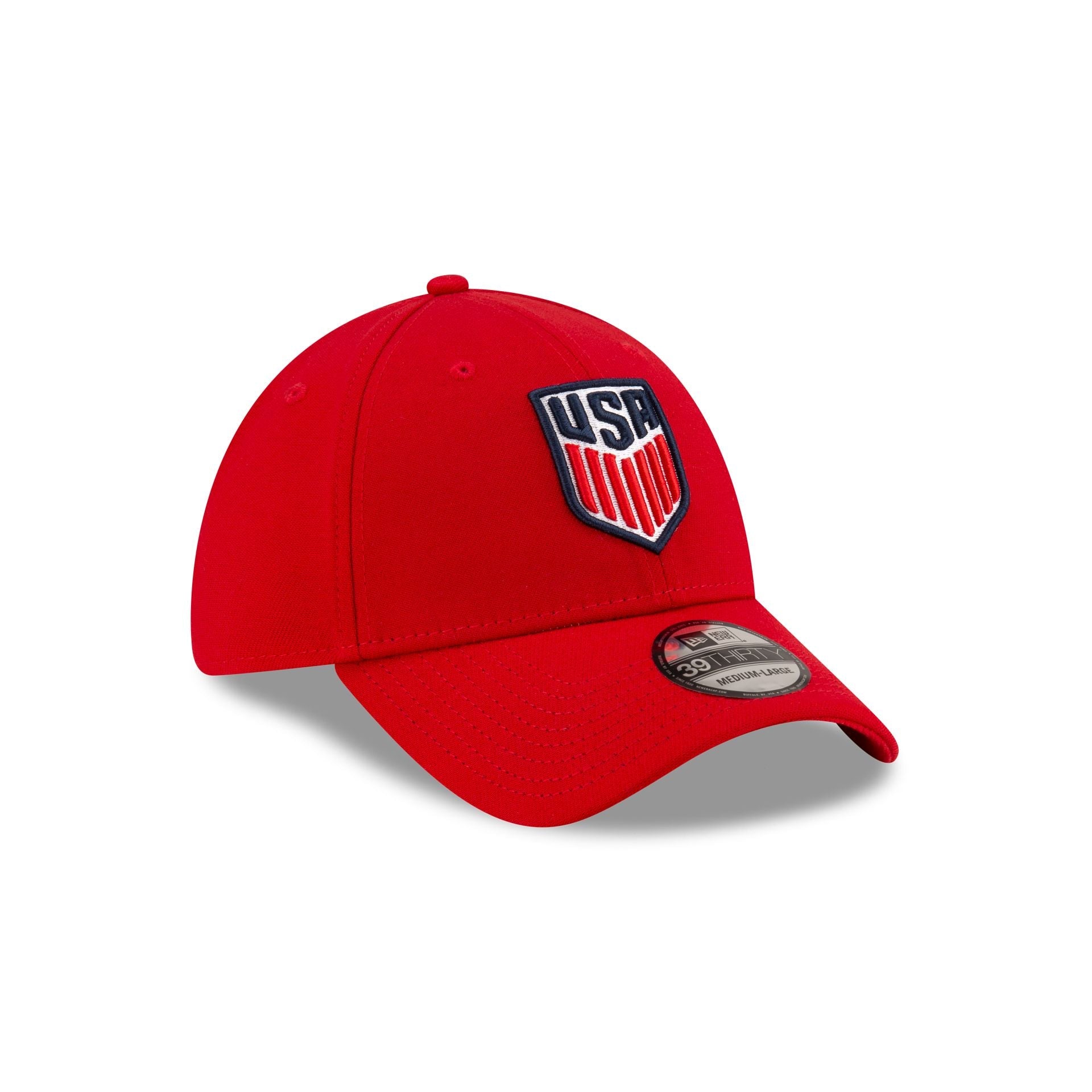 U.S. Soccer Men's National Team Red 39THIRTY Stretch Fit Hat