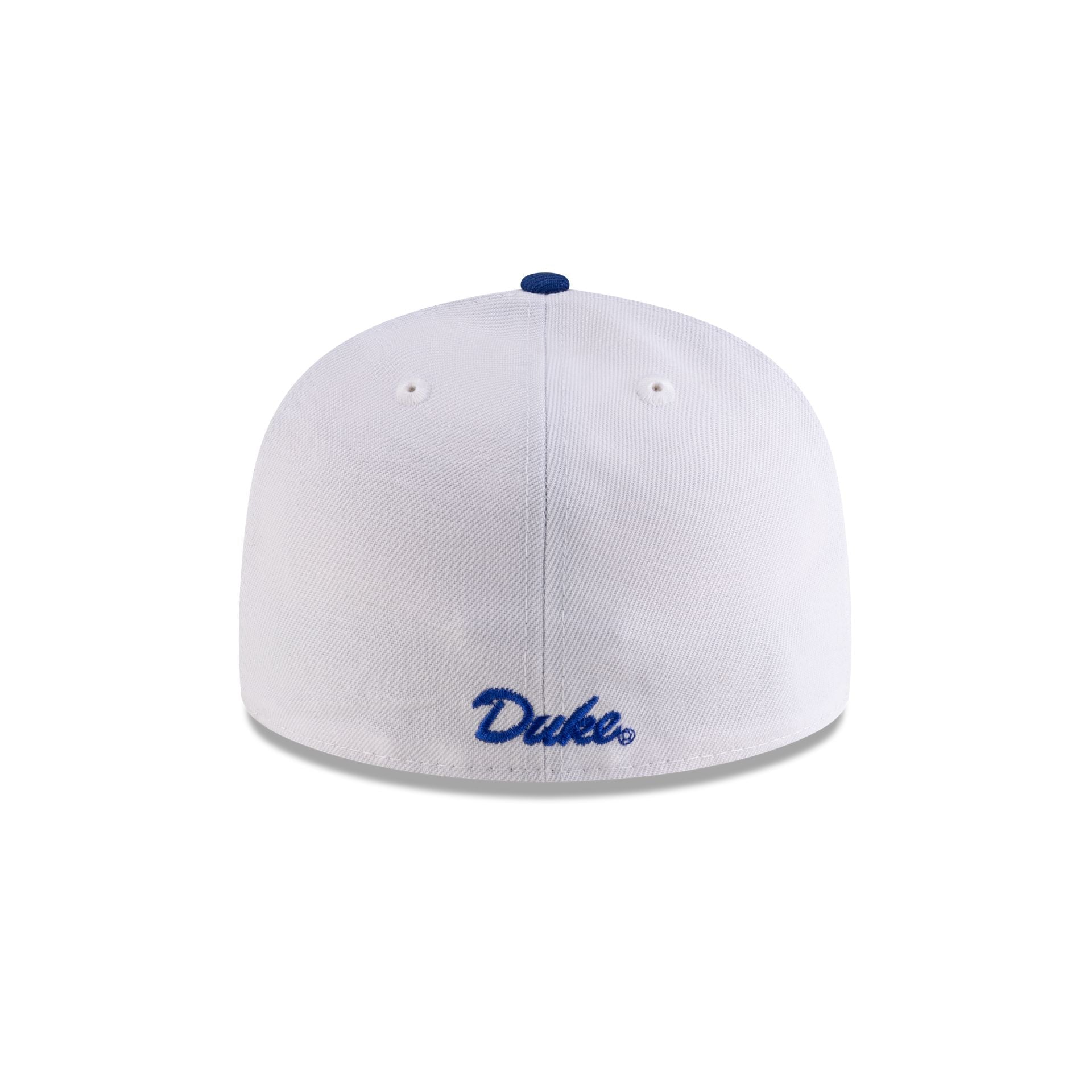 Duke Blue Devils White Royal 59FIFTY Fitted