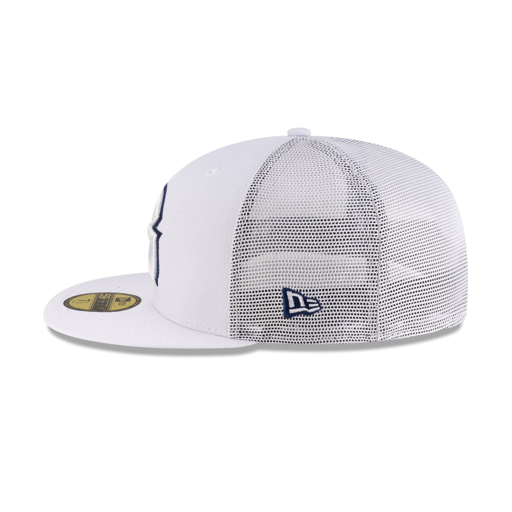 Georgetown Hoyas White 59FIFTY Fitted Trucker Hat