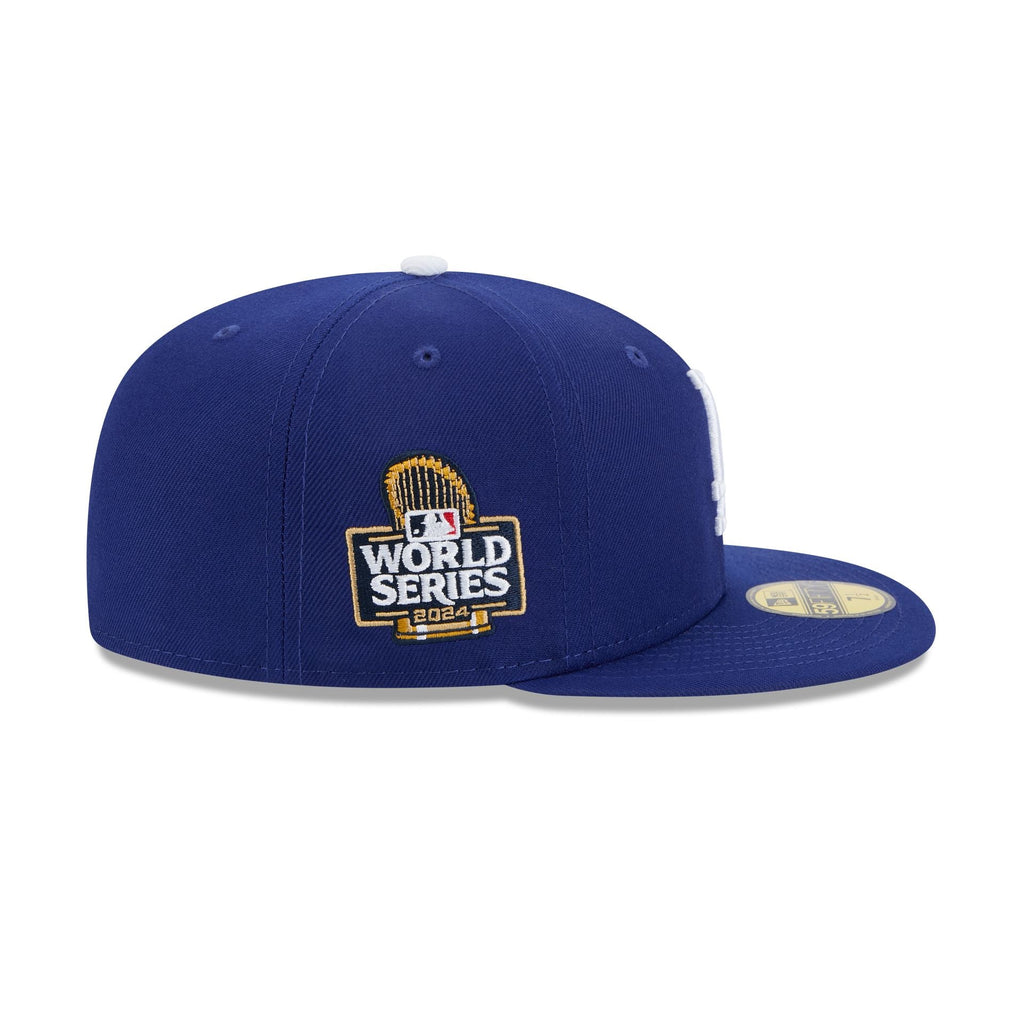 Los Angeles Dodgers 2024 World Series Dark Royal 59FIFTY Fitted Hat