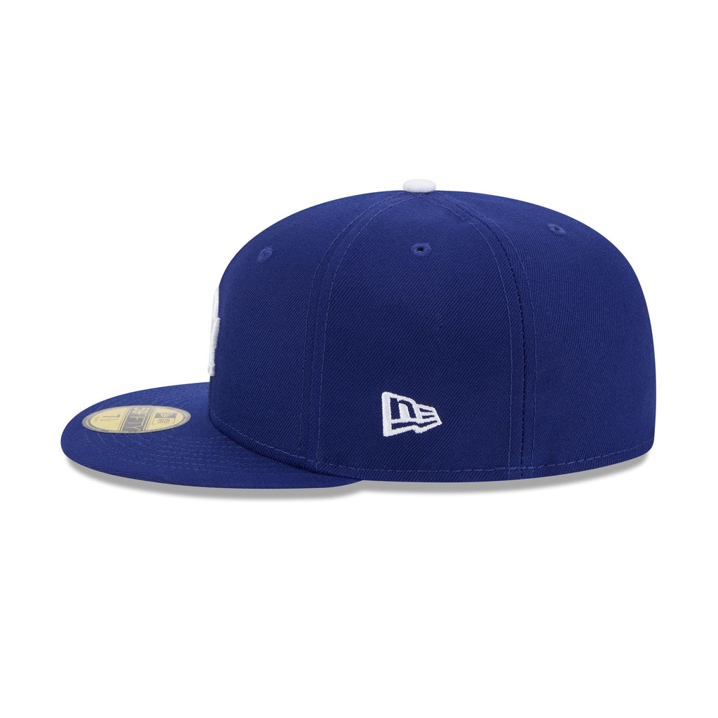 Los Angeles Dodgers 2024 World Series Champions Trophy Side Patch 59FIFTY Fitted Hat