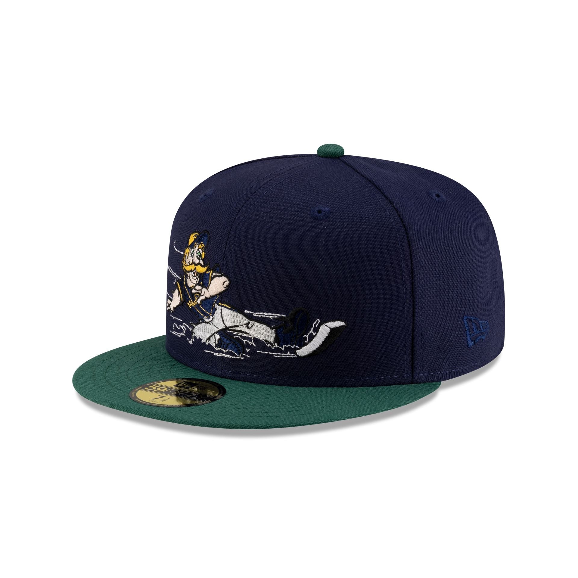 Milwaukee Brewers Mascot Light Navy 59FIFTY Fitted Hat