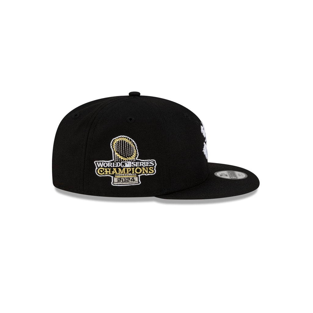 Born x Raised x Los Angeles Dodgers Let's Go World Series Kids Black 9FIFTY Snapback Hat