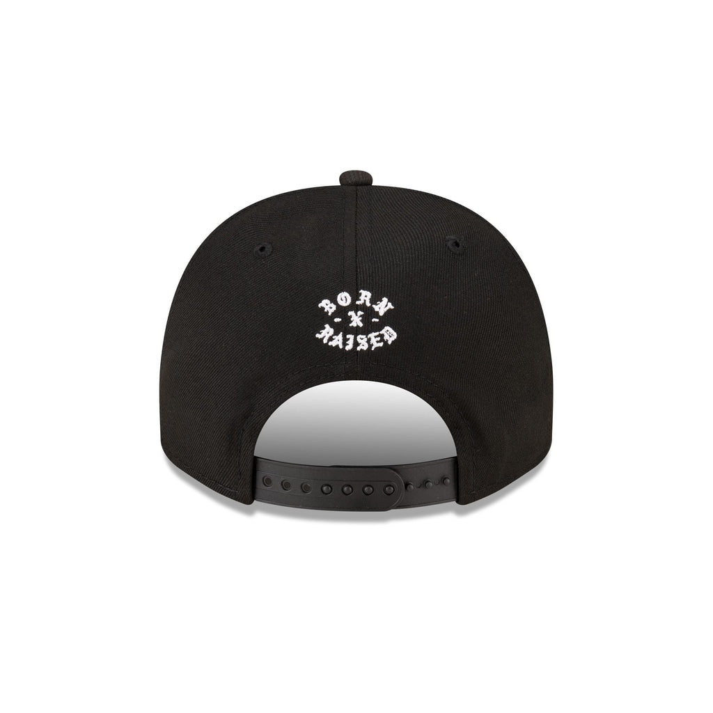 Born x Raised x Washington Commanders Script Black 9FIFTY A-Frame Snapback Hat