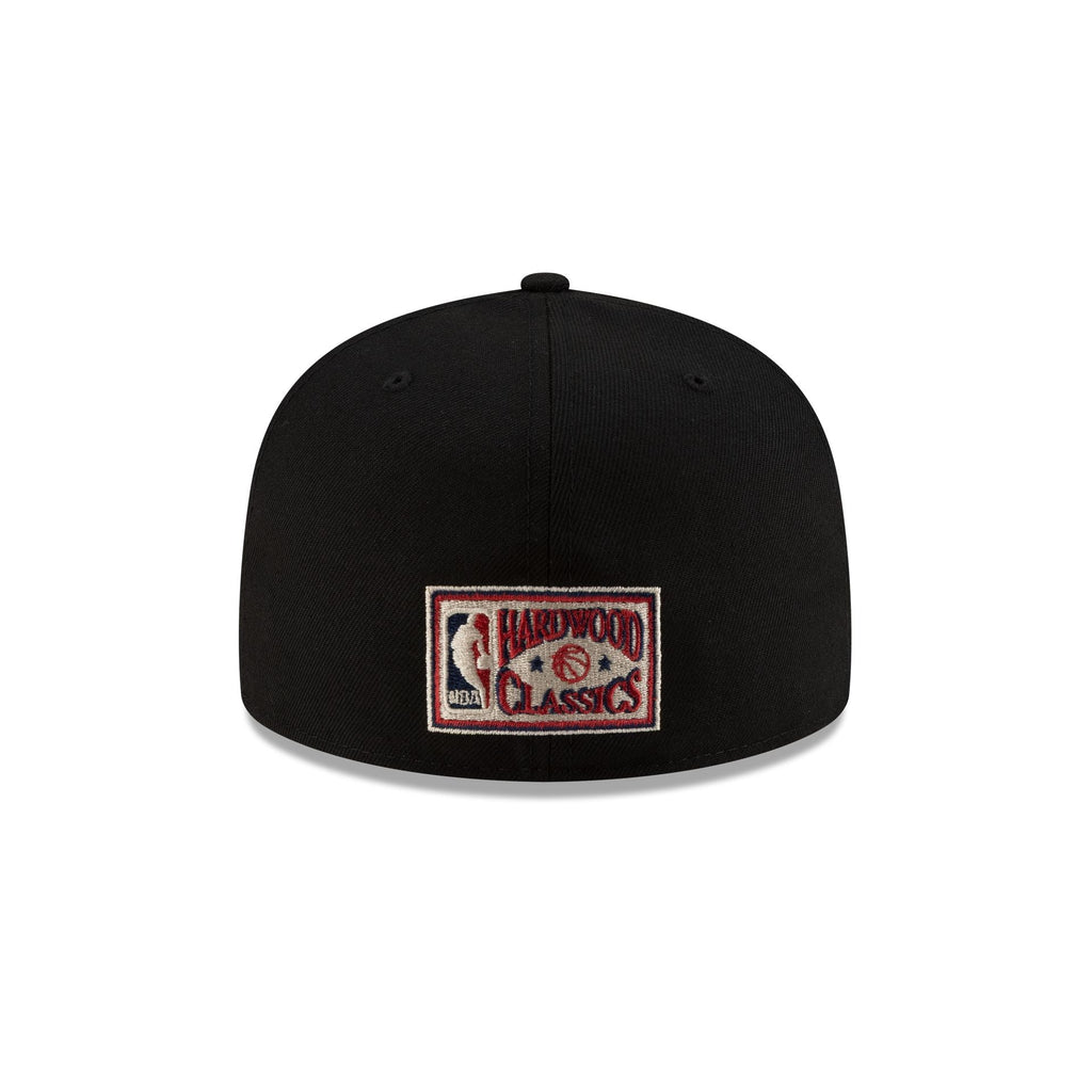 Philadelphia 76ers 1963-1976 Hardwood Classics Poly Black 59FIFTY Fitted Hat