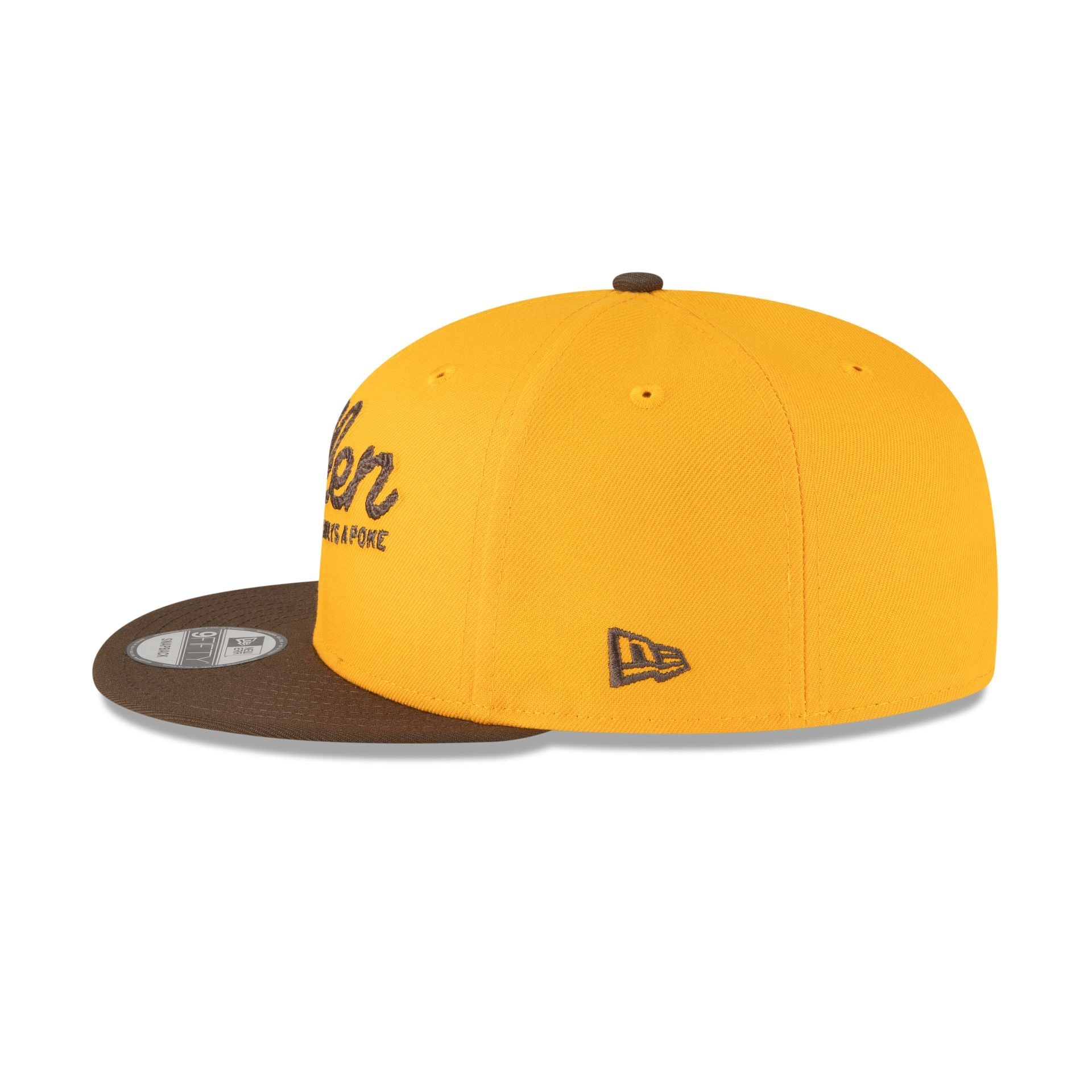 Wyoming Cowboys Josh Allen Jersey Retirement Gold 9FIFTY Snapback Hat