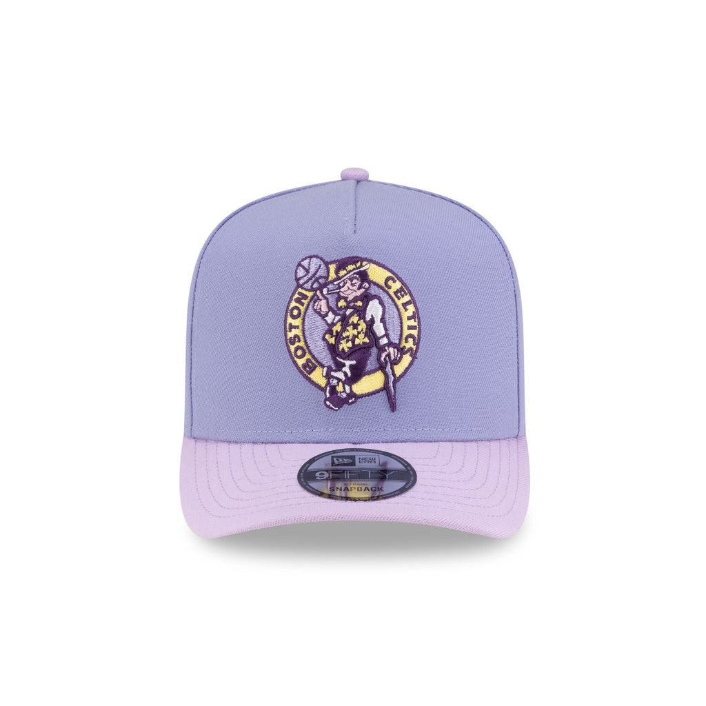 Boston Celtics Lavender 9FIFTY A-Frame Snapback Hat