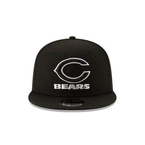 Chicago Bears Black & White 9FIFTY Snapback Hat