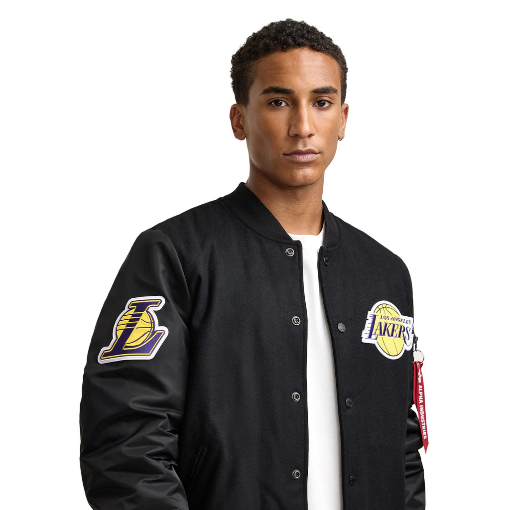 Alpha Industries x New York Knicks MA-1 Wool Varsity Jacket